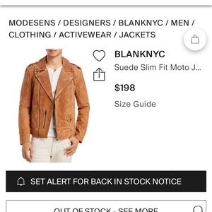 BLANKNYC Men’s Moto Jacket NWOT Size M
